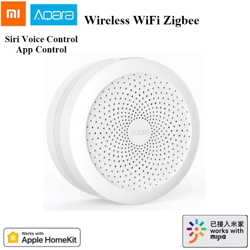 Оригинальный AQara ZHWG11LM Zigbee беспроводной WiFi умный шлюз для домашней автоматизации