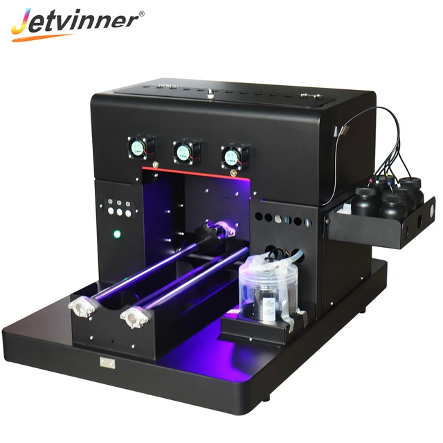 Best Offers Jetvinner A4 Size UV Printer with RIP 9.0 Software Inkjet Print Machine for phone case, golf, metal, arcylic, leather, wood Best Offers Jetvinner A4 Size UV Printer with RIP 9.0 Software Inkjet Print Machine for phone case, golf, metal, arcylic, leather, wood