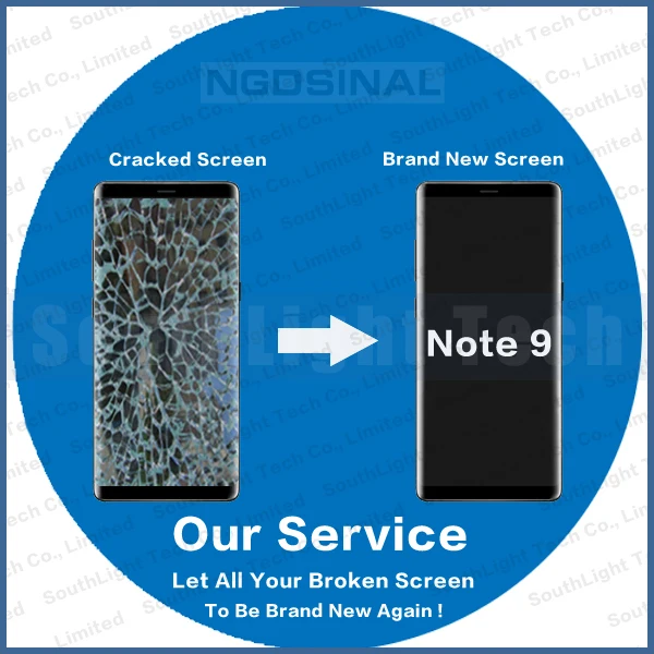 Original AMOLED Repair Service For Samsung Galaxy Note 9