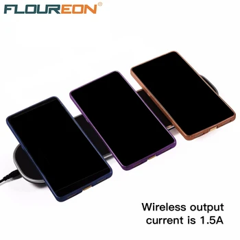 

Floureon Portable Wireless Charger Can Charge 3 Mobile Phones Same Time And 2 USB Output Ports for iPhone X XR XS Samsung S10+
