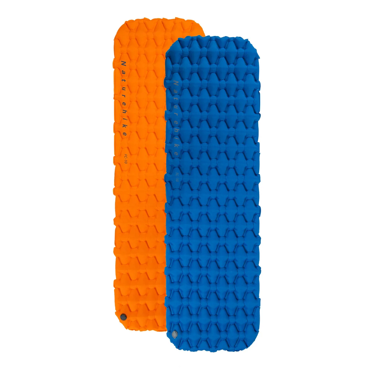 Naturehike NH19Z032-P надувные воздушные матрасы влагостойкие волны Форма оранжевый/синий один коврик для отдыха на природе