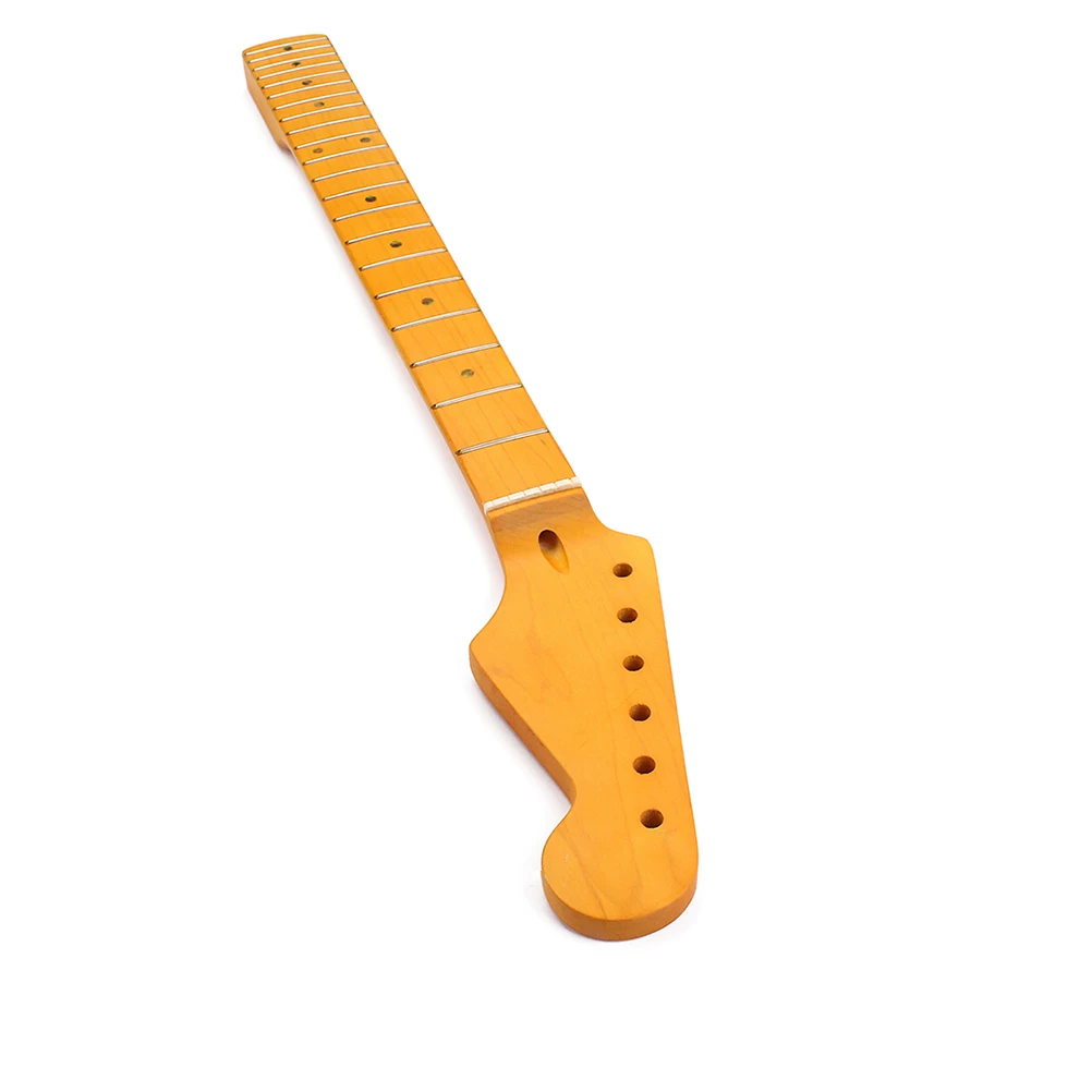 

21 Maple Guitar Neck Replacement Fingerboard Dot Fret for ST Strat Electric Guitar Accessories