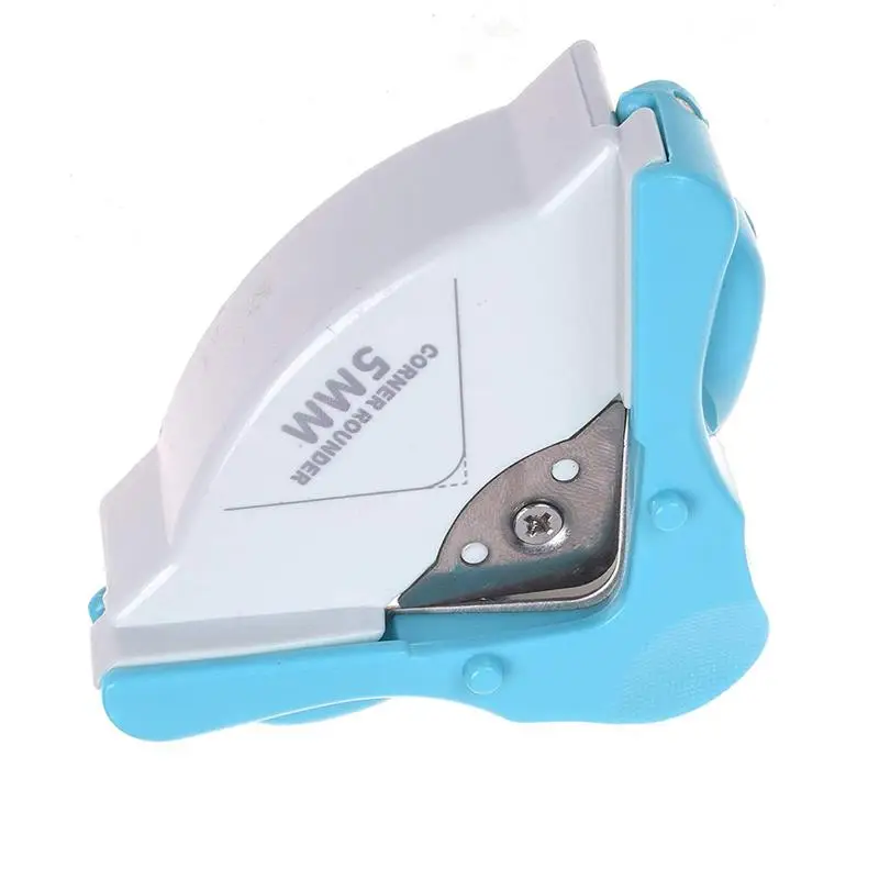 

For Card Photo Paper Cutter Tool Blue 1PC 5mm Corner Cutter Rounder Punch