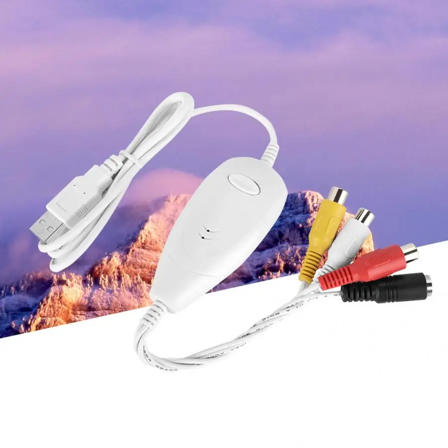 

USB 2.0 Video Capture Card Converter Fast Recorder Audio Adapter for DVD/PC/Laptop Support hot swap