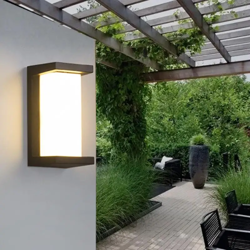 

LumiParty IP65 Waterproof LED Wall Light Night Lamp Indoor Outdoor Yard Street Lawn Light Decoration