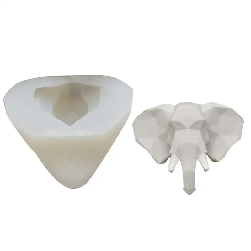

Silicone Soap Mold Silicone Soap Molds Silica Gel Die Aroma Stone Moulds Lion Candle Mould Lion Elephant Geometric Animal Avatar