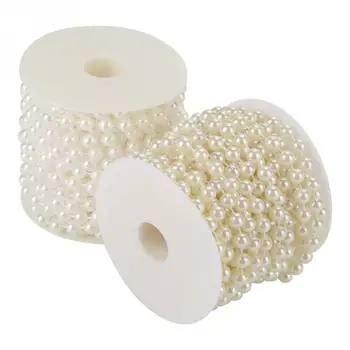 

10m/roll 8mm ABS Grinding Pearl Wire Beads Garland String DIY Wedding Decoration Tools Accessoery High Quality