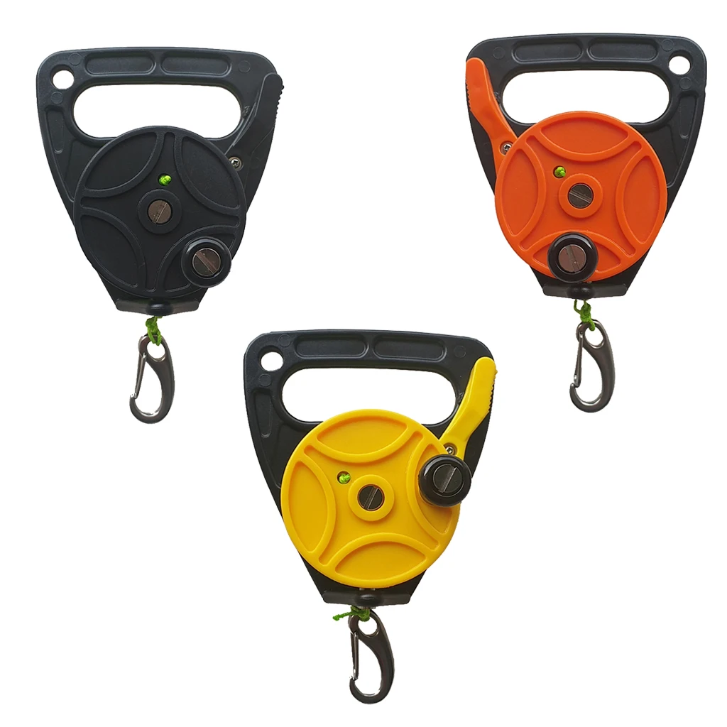 

Scuba Dive Reel Anchor Finger Spool Reel with Handle 46m 150ft Line Anchor Equipment Diving Accessories