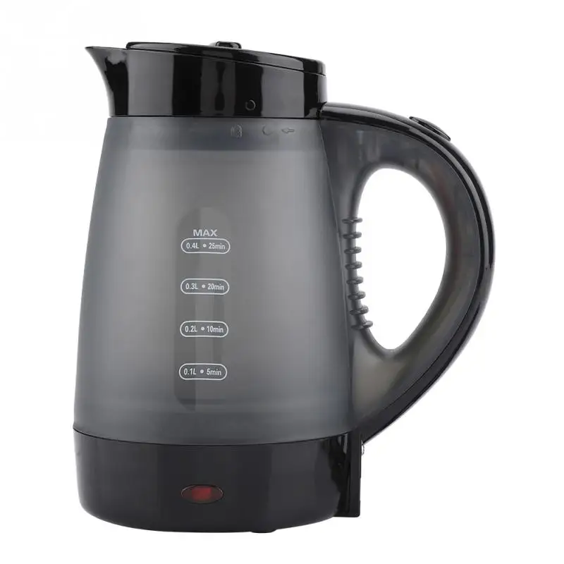 

New 0.4L Mini Travel Transparent Electric Kettle Fast Water Heating Boiling Pot (EU Plug)