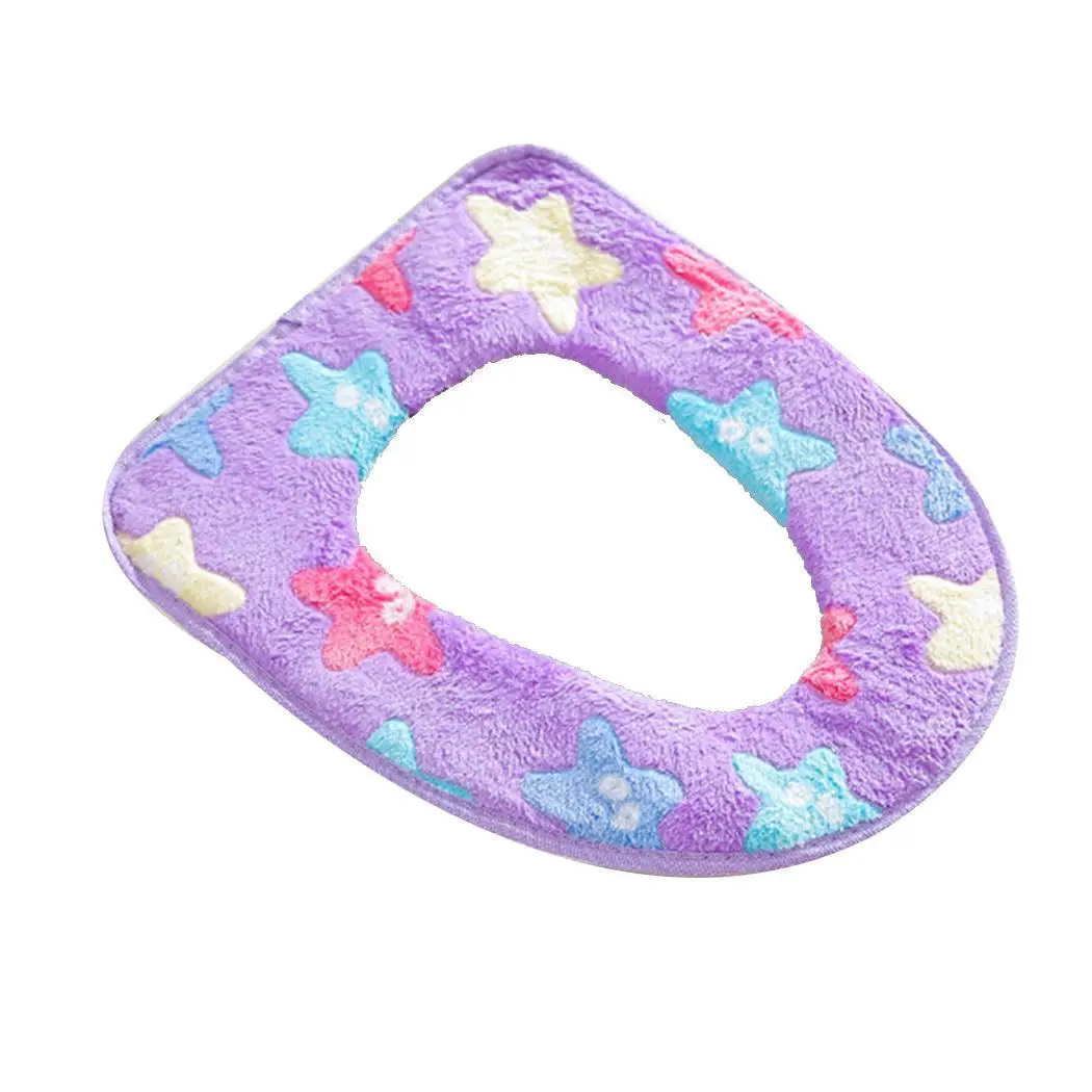 Pad Накладка на унитаз синий розовый круглый фиолетовый унисекс Starfish сиденье