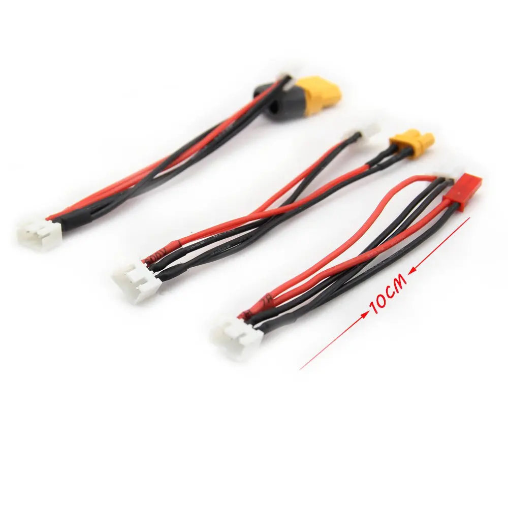 Зарядный кабель ISDT XT60 XT30 JST для Kingkong/LDARC TINY GT7 GT8 2S 380 мАч 1 шт.|Детали и аксессуары| |