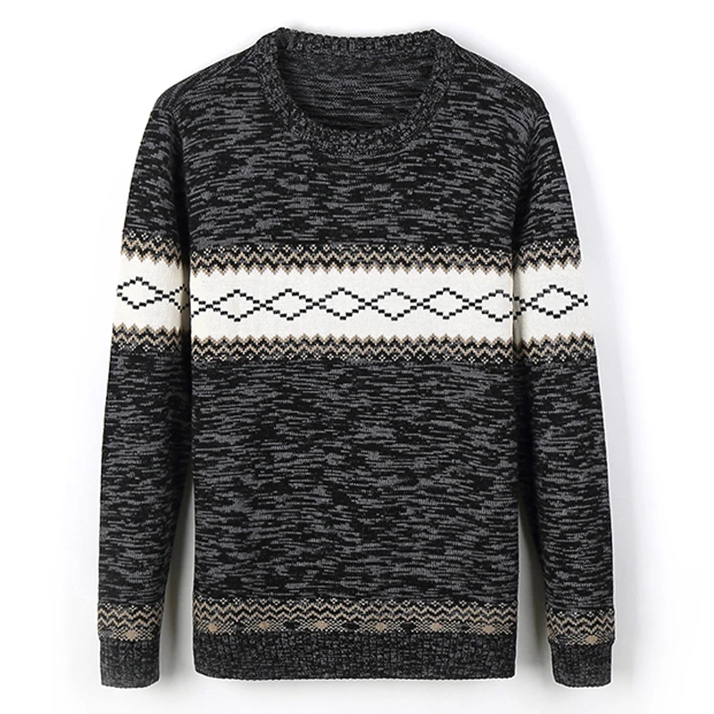 Осень 2019 Для мужчин свитер хлопок лоскутное черный Цвет пуловеры для стройных мужчин Костюмы новый мужской трикотажная одежда 419