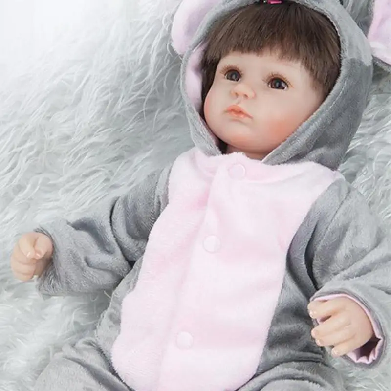 45 см симпатичная одежда со слонами Reborn модная детская кукла имитация куклы для