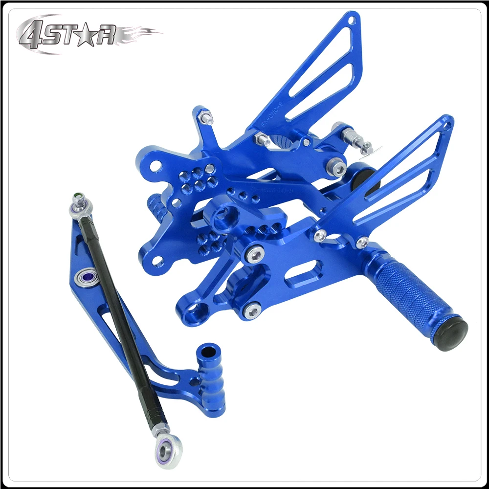 Мотоцикл CNC Алюминиевые Регулируемые Подножки для ног педали YAMAHA YZFR6 YZF R6 2006