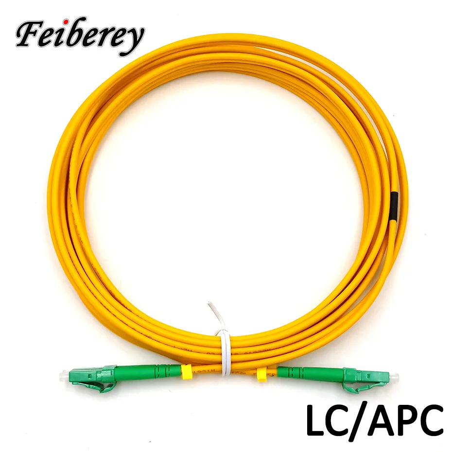 10M Duplex Single Mode 9//125 LC to FC Optical Fiber Patch Cord Jumper Cable SM
