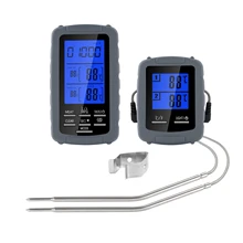 KSFS Digital Wireless Remote Meat Thermometer Dual Probe For Grilling Smoker Bbq Food Thermometer,The Best Wireless For Safe