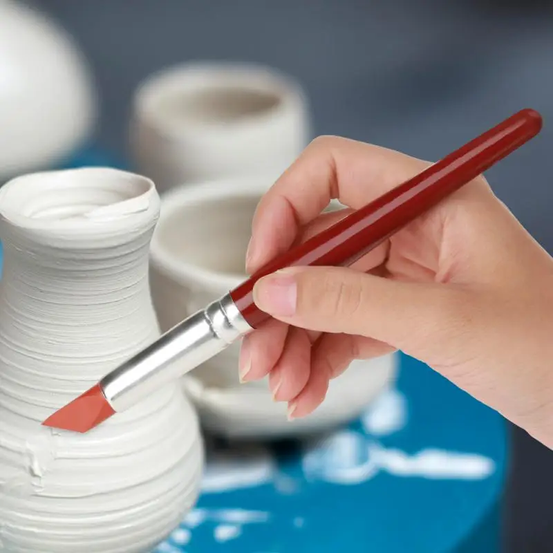 5 шт красный большой размер резиновый наконечник краски для глиняной скульптуры керамика формирование акварельные масляные краски ing поставки