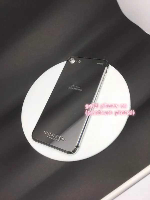 100% хорошее качество задняя крышка корпуса для телефона 6 6s 6p p 7 7p 24K Золотая Крышка
