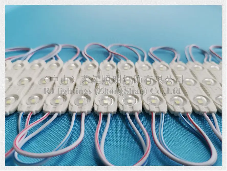 Инъекция супер светодиодный модуль с объективом SMD 2835 DC12V 3 LED 1 2 W 140lm IP65 67 мм * 14