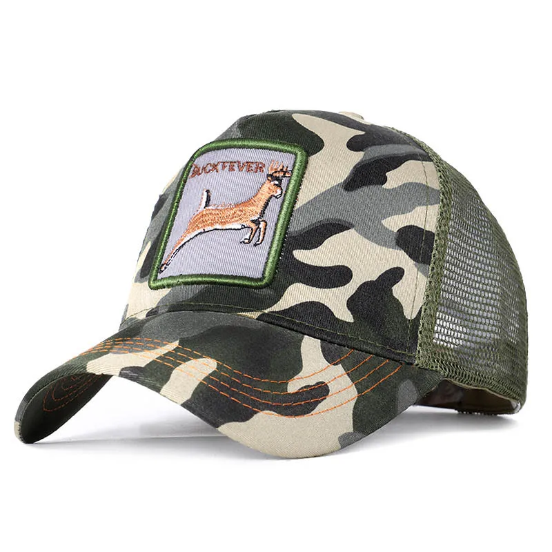 

2019 New Baseball Caps Animal Embroidery Duck Anime Cute Rabbit Summer Mesh Men's Ms. Outdoor Sunshade Dad Truck Driver Hats