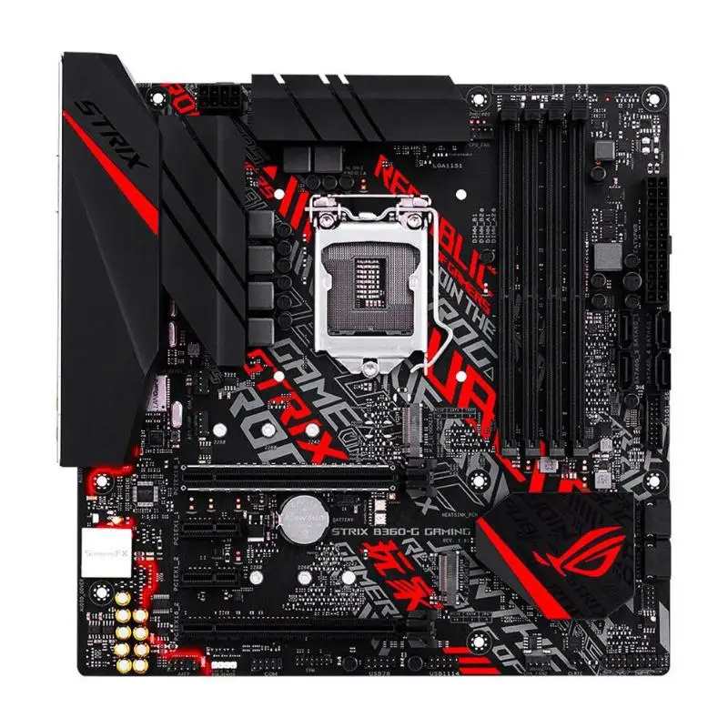 

ASUS ROG STRIX B360-G Micro-ATX DDR4 LGA1151 Socket Gaming Motherboard Performance Level Up