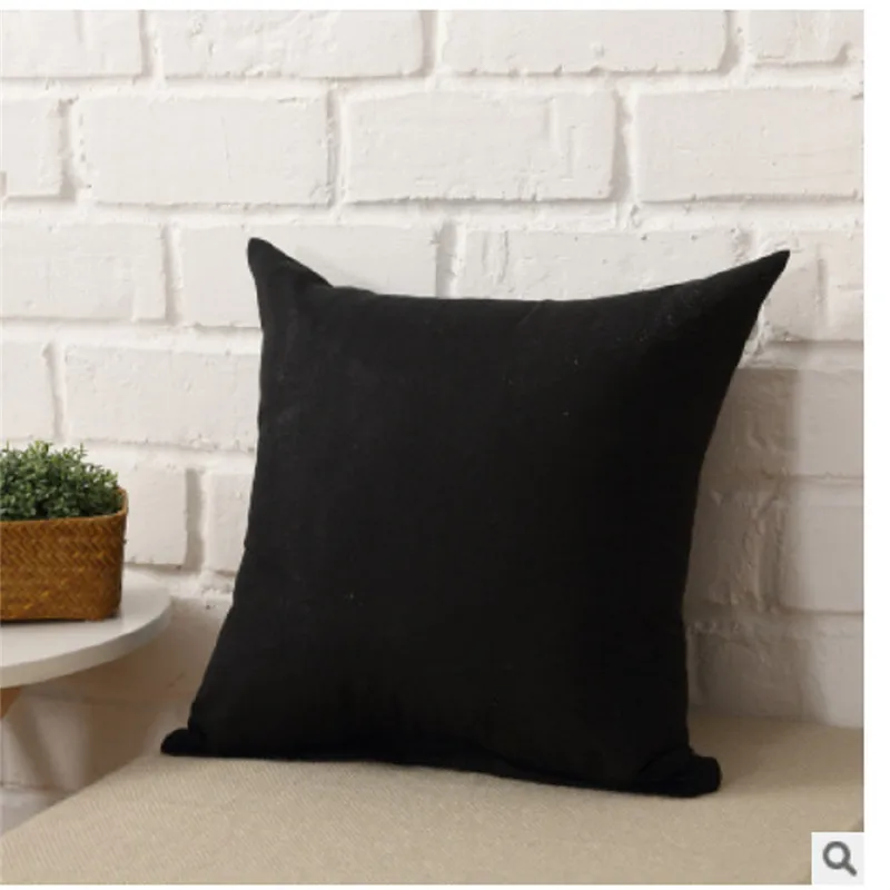Fashion Solid Throw Pillow Case Plain Confortable Kids Couch Bed Home Decor For Camp Beach Car Plane Hotel Head Rest Bed Sleep