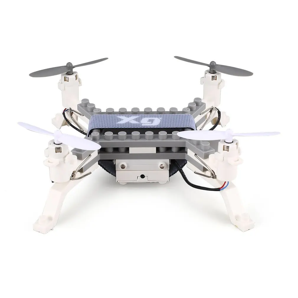 XG171 Smart RC 2.4G RC Building Block 3D Bricks FPV Quadcopter Drone Aircraft with Camera Altitude Hold Headless Mode 3D Flips