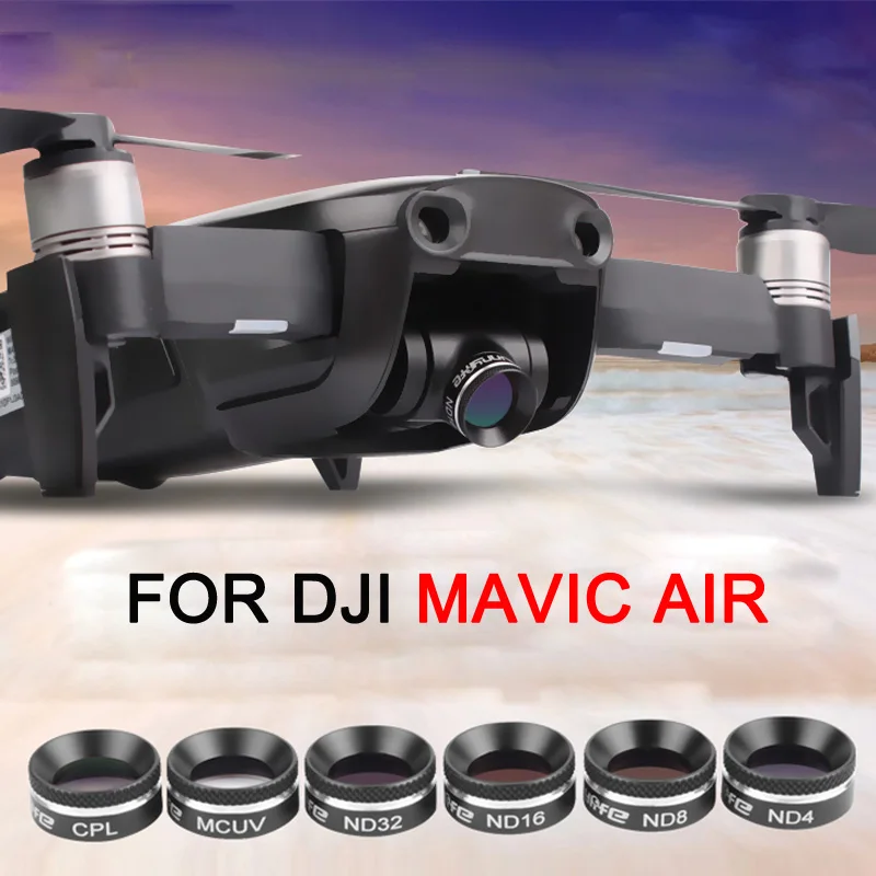 For DJI MAVIC AIR Multi-functional Lens Filter MCUV CPL ND4/8/16 ND32 Accessory 