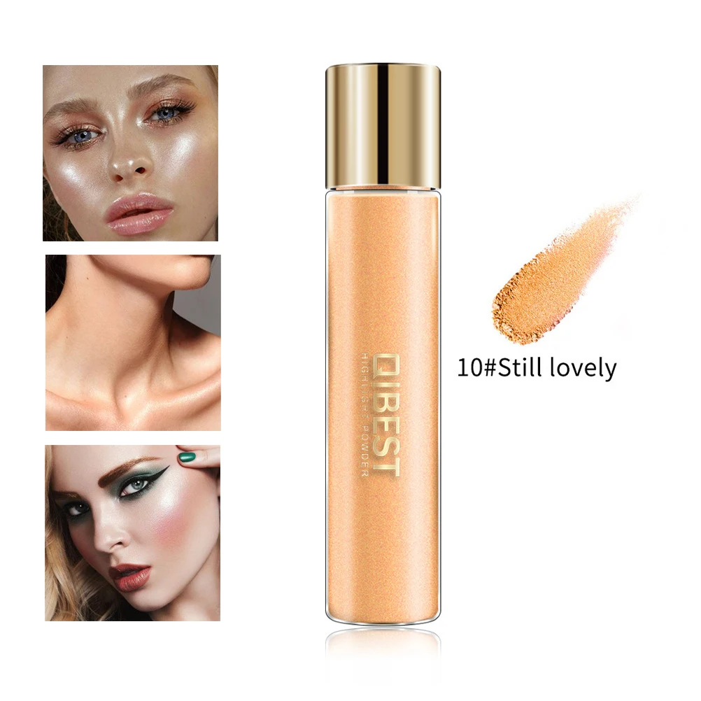 

Highlighter Powder Waterproof High-Light Brighten Face Eyes Glow Powder Eye Shadow Grooming Face Cosmetics