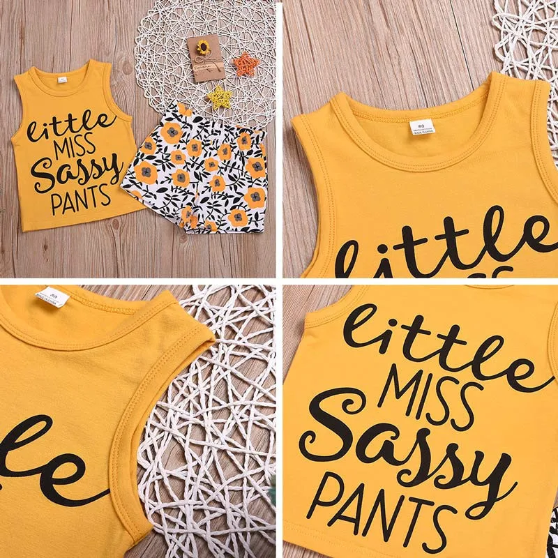 Toddler Summer Clothes Baby Girls Outfits Letter Print T-Shirt Top+Floral Bow Skirt 2PC Clothes Kids Baby Girl Clothes Drop Ship