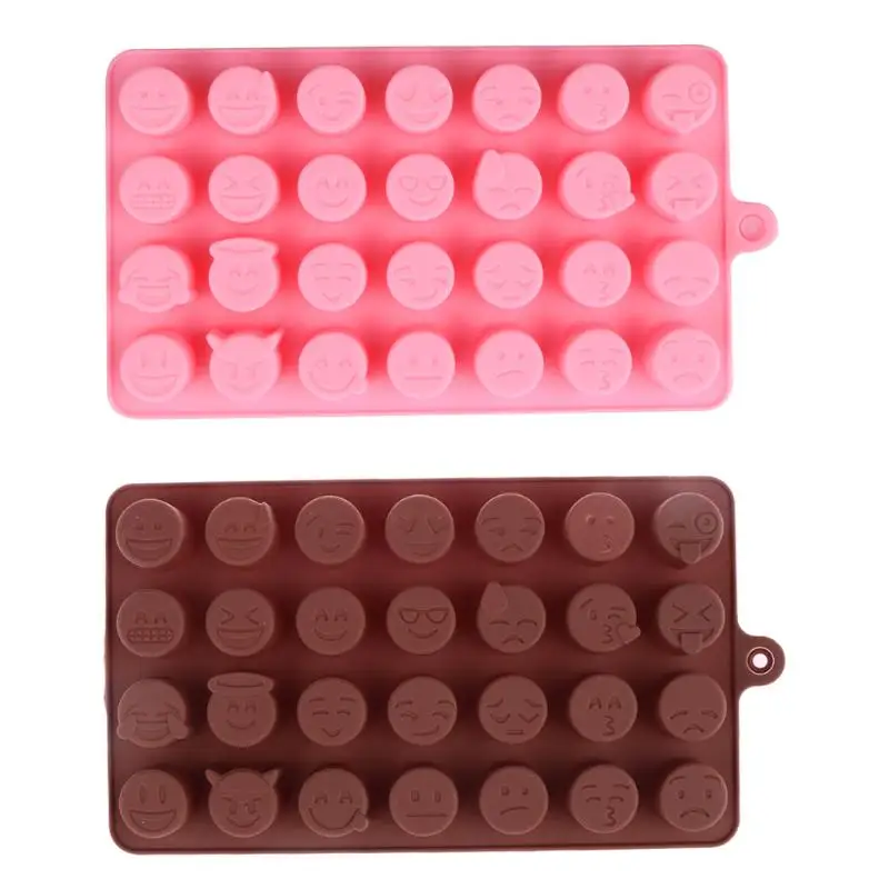 

1pc 28-even Emoji Expression Smiling Face Shape Cake Decorating Tool Mold