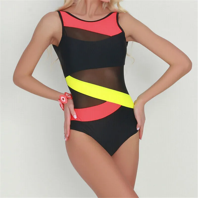 Слитный купальник, женский купальник, сетчатый, пуш-ап, мягкий, женские купальники бикини, монокини, купальник, бикини, Feminino,, пляжная одежда