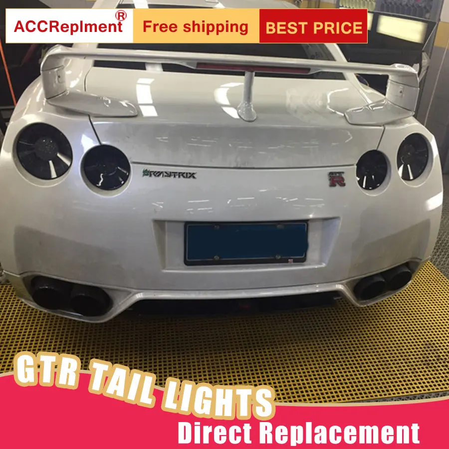 Новый светодиодный фонарь светильник s в сборе для Nissan GT R 2009 2018 задний стоп сигнал