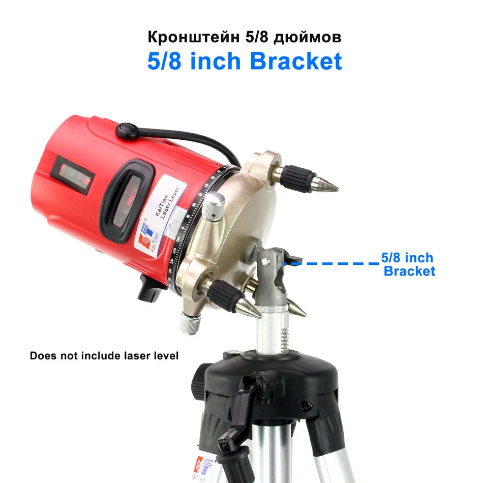KaiTian лазерный кронштейн 5/8 дюймов функция наклона для самонивелирующихся крестовых вертикальных горизонтальных линий лазерного уровня строительные инструменты