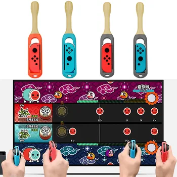 Bevigac 1 Pair Gaming Drum Stick Drumstick Controllers Grips for Nintend Switch Motion Sensing Drum Master Taiko Game
Bevigac 1 Pair Gaming Drum Stick Drumstick Controllers Grips for Nintend Switch Motion Sensing Drum Master Taiko Game