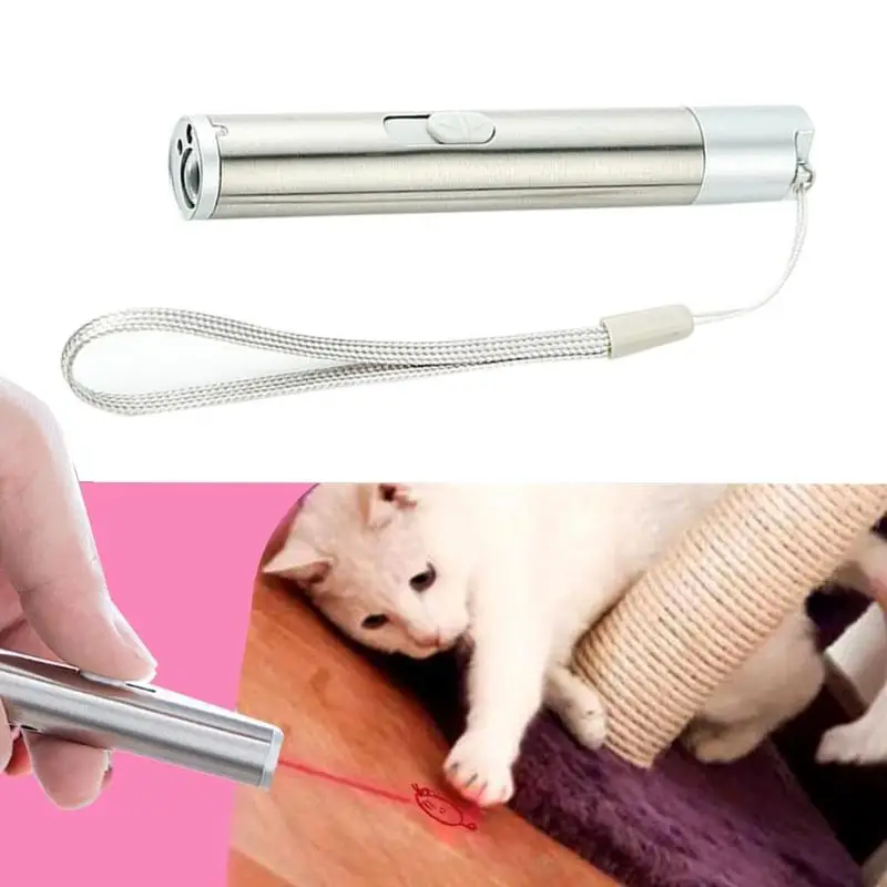 

Pet LED Laser Pen Cat Infrared Animation Interactive Toy with USB Charging