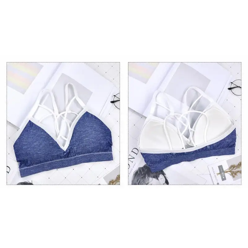 Women Yoga Padded Sport Shirt Women Shockproof Sports Bras Breathable Athletic Fitness Running Vest Tops Gym Shirt