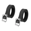 2 pcs Cow leather Horse Riding Leather Spur Straps with Alloy Buckle Equestrian Durable Sturdy Equestrian Accessories Black 4