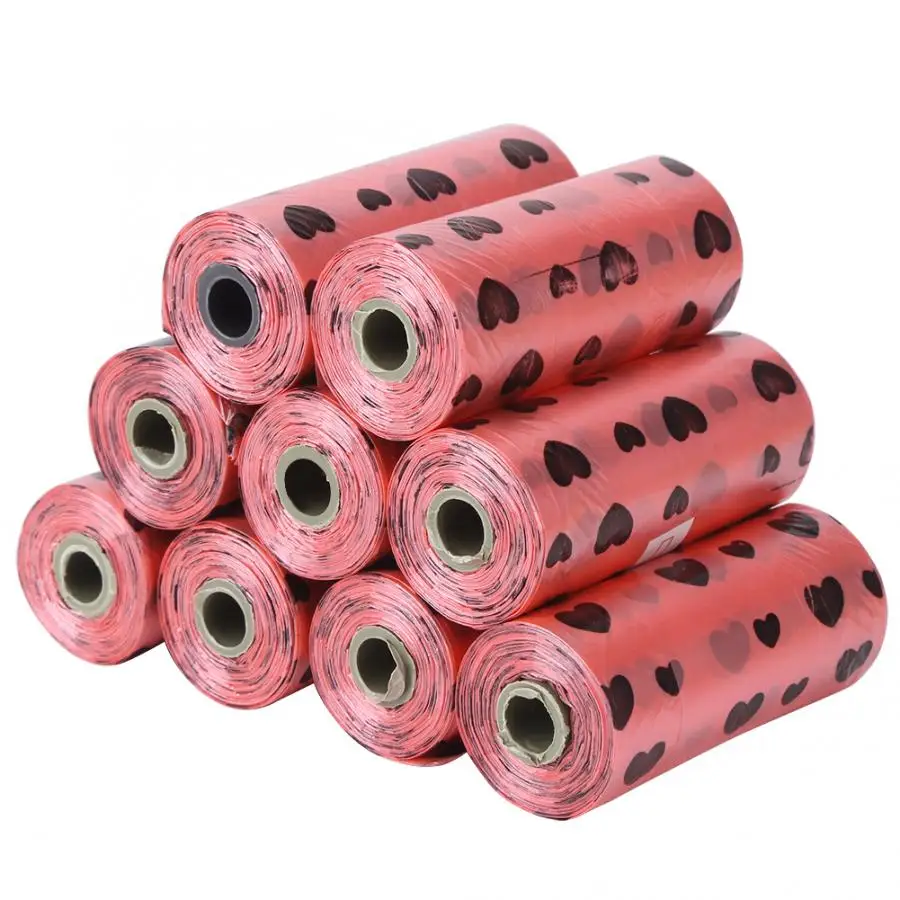 

Dog Poop Bag Garbage Waste Collection Trash Bags Pet Dog Cat Waste Poop Bag Outdoor Cleaning Supplies 10 20 30 40 Rolls/Pack