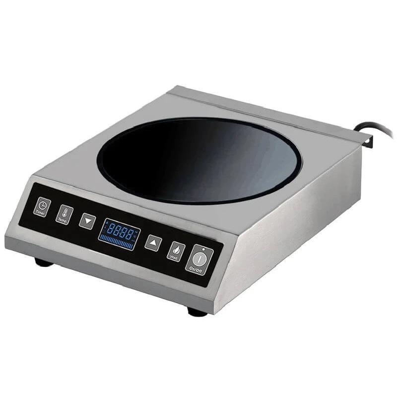 Плита электрическая GEMLUX GL CIC35W (мощность 3500 Вт 1 конфорка корпус из нержавеющей