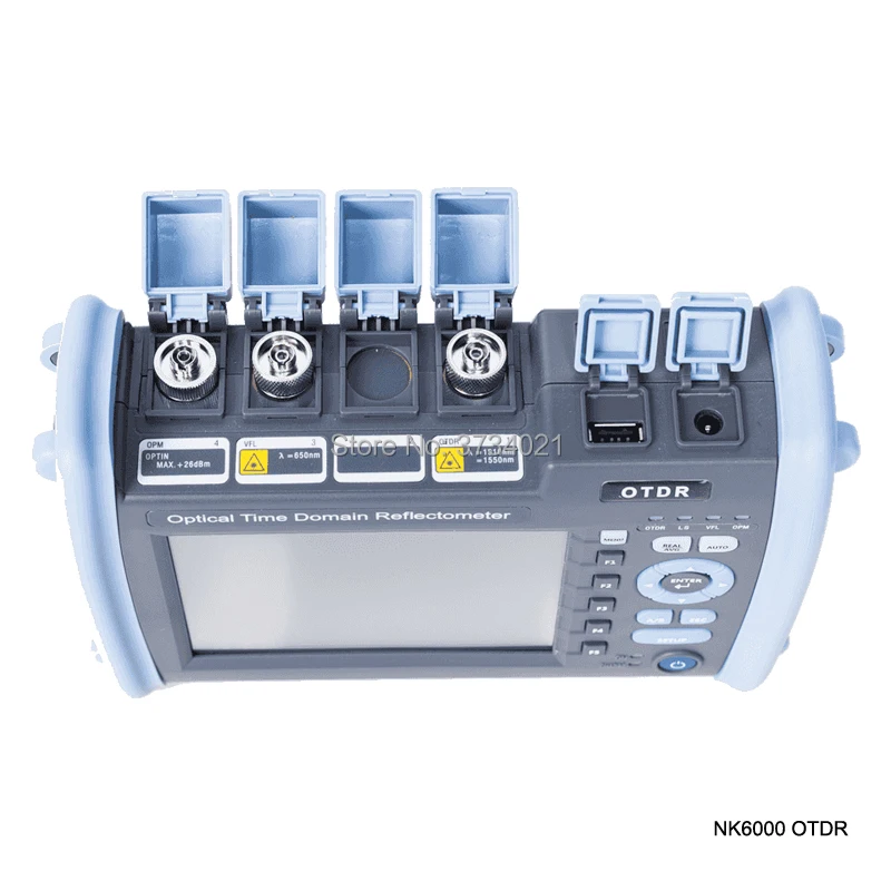 

NK6000 Single Mode Multifunction OTDR 32/30dB 1310/1550nm with 2mW VFL/ Event MAP/ OPM/ Optical Loss Test/ Laser Source OTDR