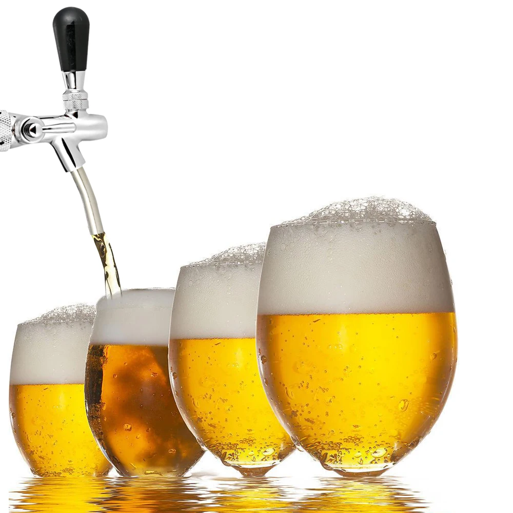 Buy Adjustable Flow Control Chrome Draft Beer Faucet