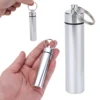 Large Pill Cases For Outdoor Travel Delicate Aluminum Alloy Waterproof Medicine Box Drug Capsule Cartridge Pillcase Keychain ► Photo 2/6