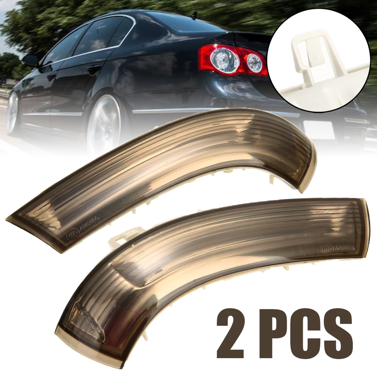 

1Pair L+R LED Mirror Turn Signal Indicator Light 1K0949101 1K0949102 for Car Light Source