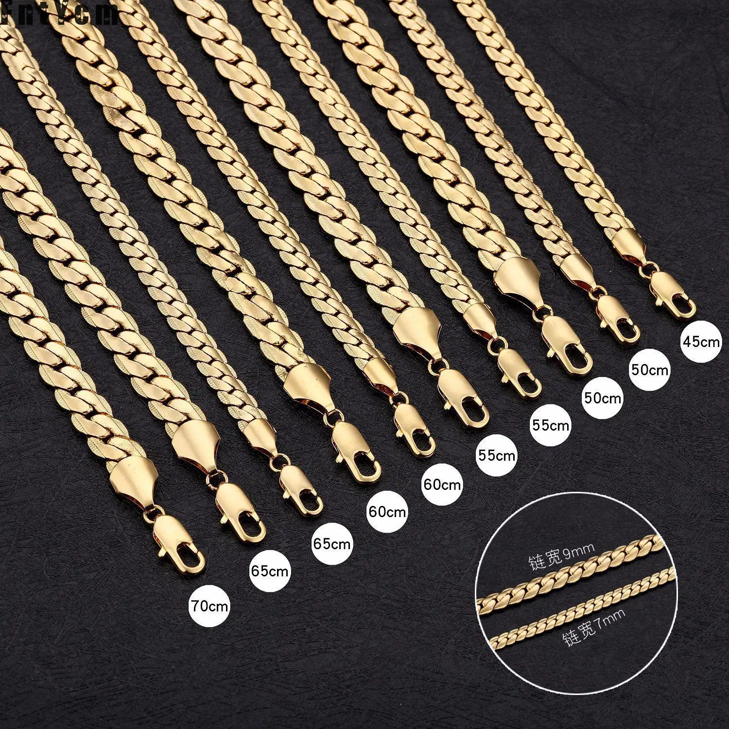 

Quality Cubana Gold Necklace Cuban Choker Mens Fashion Necklaces Chains Stainless Steel Gold Necklace For Men 2019 Statement