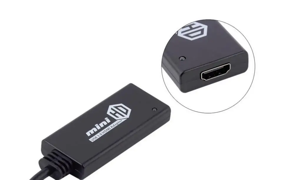 Переходник с USB 3 0 на HDMI для видеокабеля HD 1080P|Кабели HDMI| |