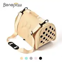 Benepaw 通気性小型犬キャリア快適なためのキャリングバッグ犬折りたたみペット旅行ハンドバッグ子犬輸送 4 色 2019