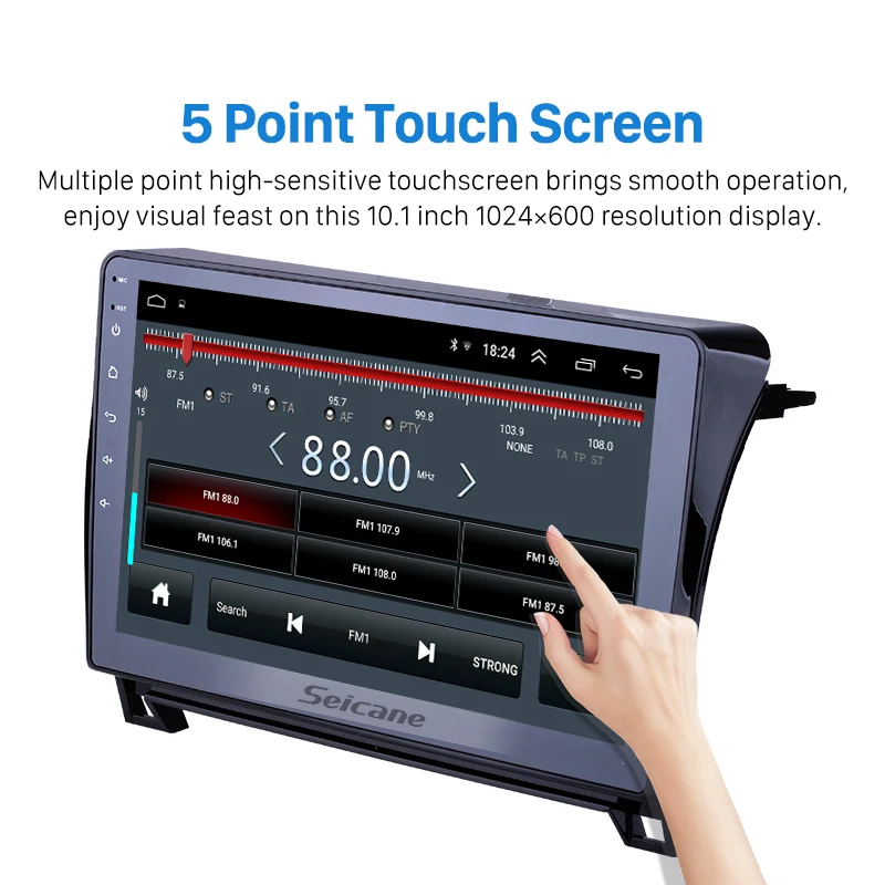 Clearance Seicane 2din Android 8.1 10.1" Car Wifi Multimedia Player GPS Navi For 2006 2007 2008 2009 2010 2011 2012-2015 TOYOTA Sequoia 2