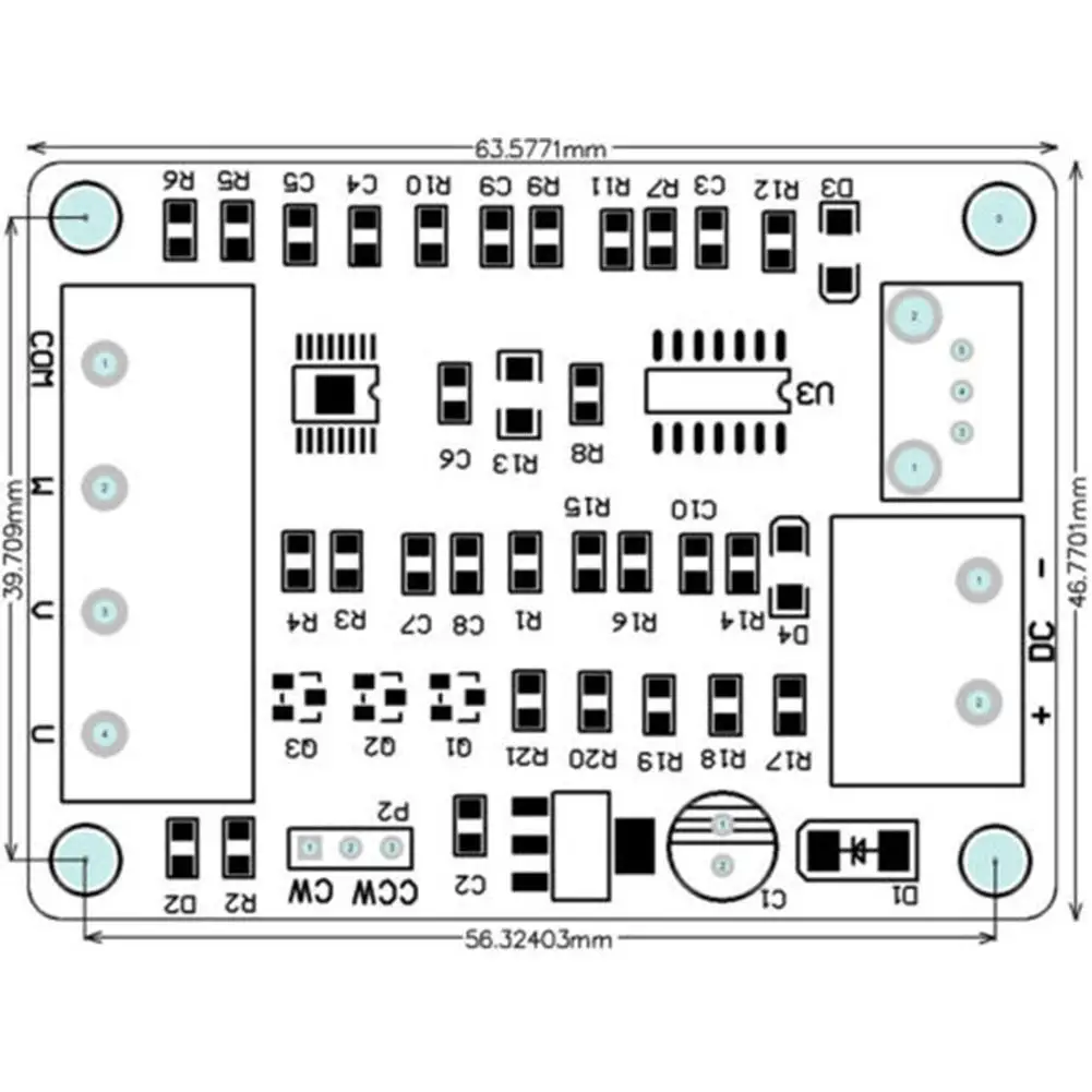 DC7-12V бесщеточный оптический привод жесткий дисковый двигатель драйвер панель спидометра