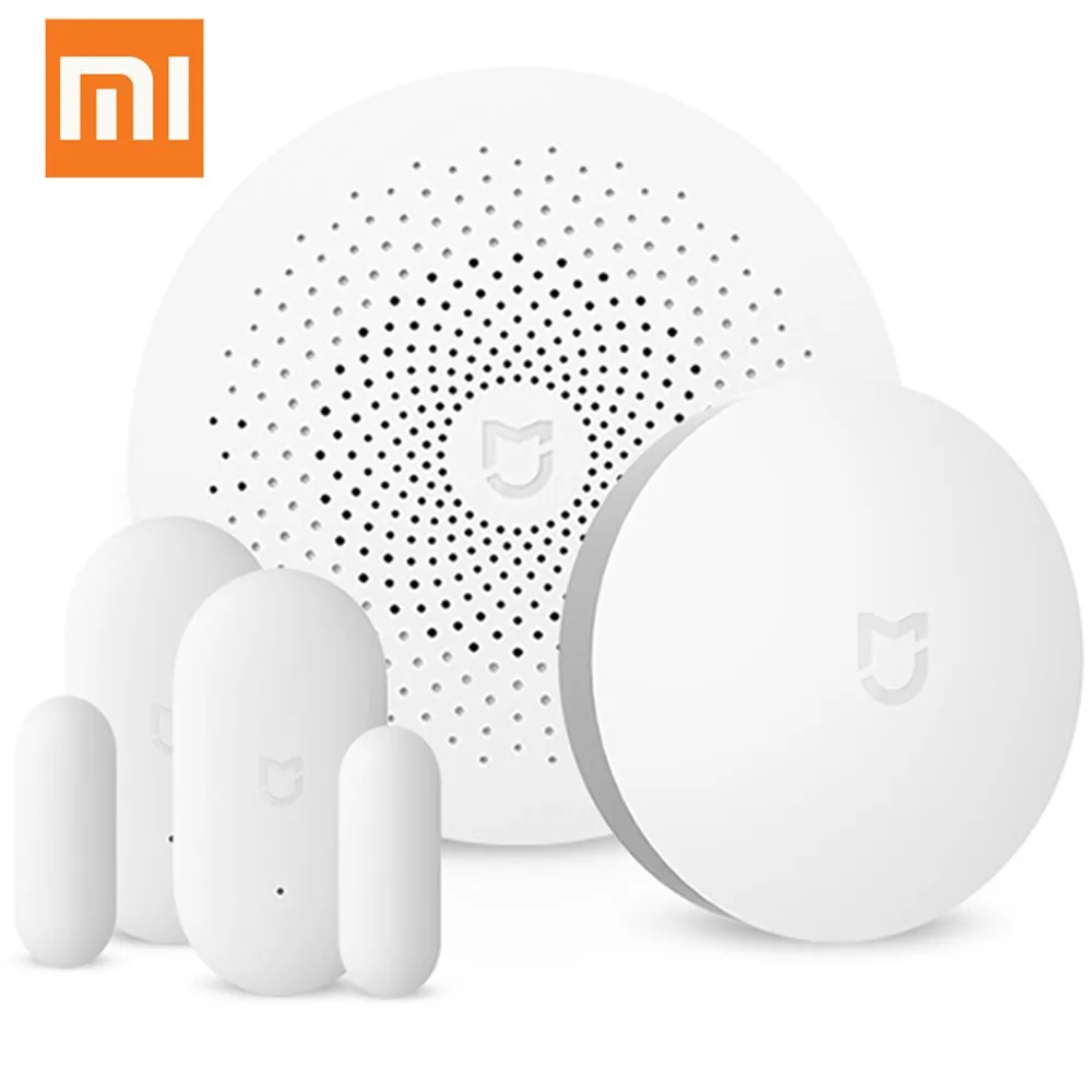 Original Xiaomi Mijia Smart Home Aqara Security Kit Remote Control Window Door Sensor Set Switch Multifunctional Gateway 3 In 1 |